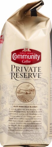 Community Coffee Private Reserve Brazil Medium Dark Roast Ground Coffee Perspective: right