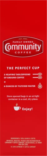Community Coffee® Decaf Medium-Dark Roast Ground Coffee Perspective: right