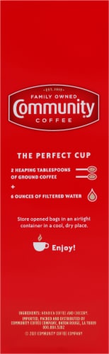 Community® Coffee & Chicory Ground Coffee Perspective: right