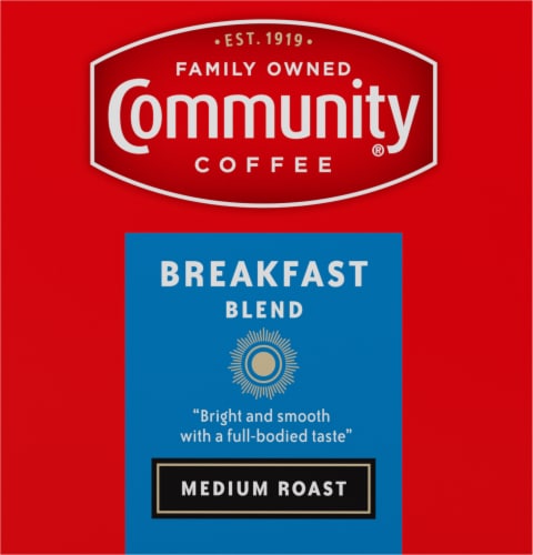 Community Coffee® Breakfast Blend Medium Roast K-Cup Coffee Pods Perspective: right