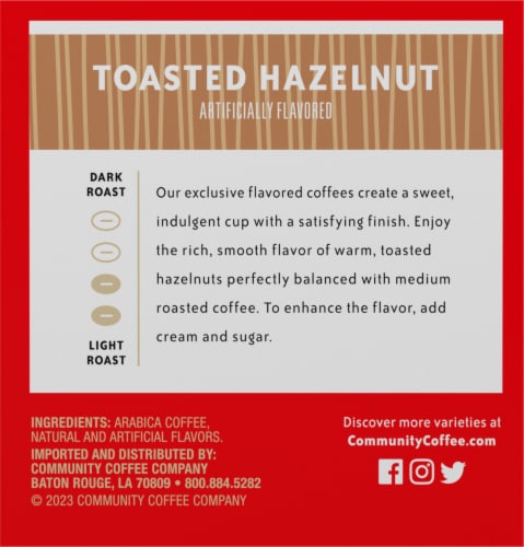 Community Coffee® Toasted Hazelnut K-Cup Coffee Pods Perspective: right