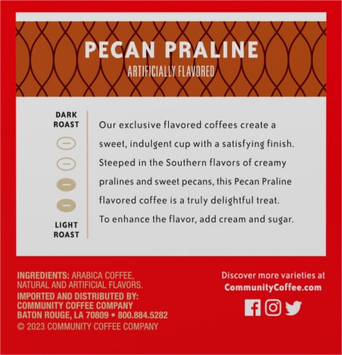 Community Coffee® Pecan Praline K-Cup® Coffee Pods Perspective: right