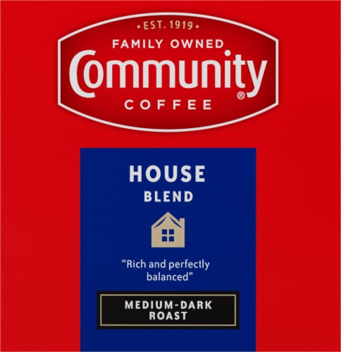 Community Coffee® House Blend Medium-Dark Roast K-Cup® Coffee Pods Perspective: right