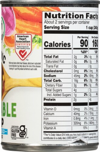 Health Valley® Organic Vegetable Soup Perspective: right