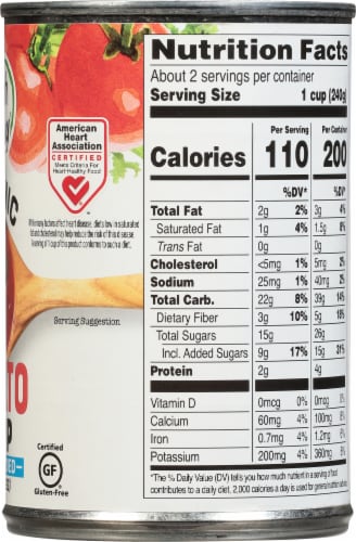 Health Valley Organic Tomato Soup Perspective: right