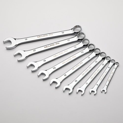 Allied Metric Raised Panel Combination Wrench Set Perspective: right