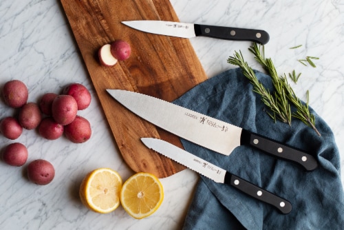 Henckels Solution 3-pc Starter Knife Set Perspective: right