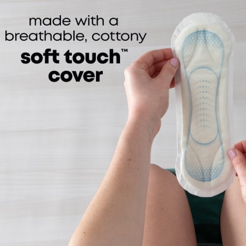 U by Kotex Clean & Secure Heavy Absorbency Maxi Pads Perspective: right