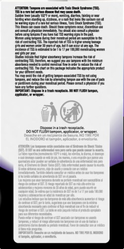 U by Kotex Security Super Plus Tampons Perspective: right