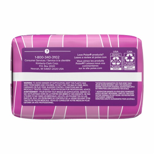 Poise® Very Light Long Length Incontinence Panty Liners Perspective: right