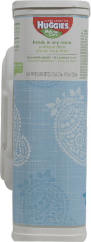 Huggies Natural Care Fragrance Free Designer Bundle Baby Wipes Perspective: right