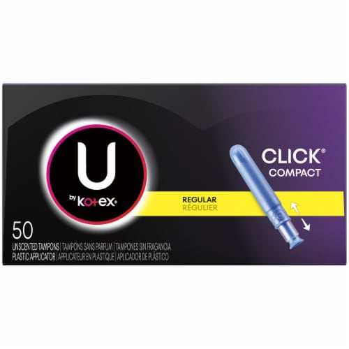 U by Kotex Click Compact Regular Tampons Perspective: right