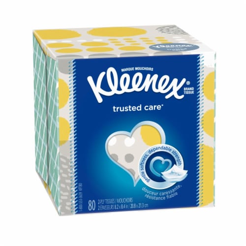 Kleenex Trusted Care Facial Tissues Perspective: right