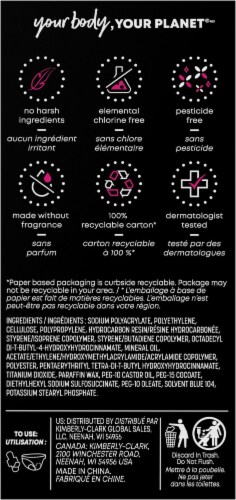 U by Kotex® Barely There® Regular Thong Liners Unscented Perspective: right