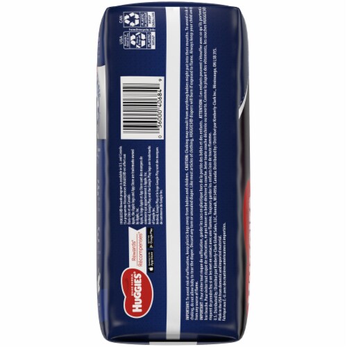 Huggies OverNites Baby Diapers, Size 5 (27+ lbs) Perspective: right