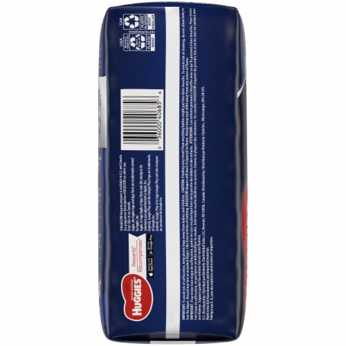 Huggies OverNites Baby Diapers, Size 6 (35+ lbs) Perspective: right