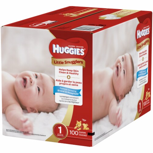 Huggies Little Snugglers Baby Diapers, Size 1 (8-14 lbs), 198 count - Fry's  Food Stores