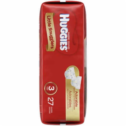 Huggies Little Snugglers Size 3 Diapers Perspective: right