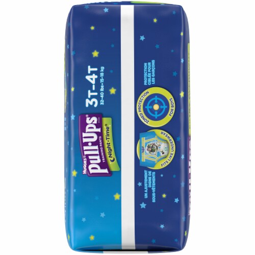 Pull-Ups Night-Time Boys' Potty Training Pants, 3T-4T (32-40 lbs) Perspective: right