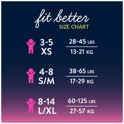 Goodnites Girls' Bedwetting Underwear, L/XL (60-125+ lbs), 11 count - Smith's Food and Drug Goodnites Girls' Bedwetting Underwear, L/XL (60-125+ lbs), 11 count - Smith's Food and Drug