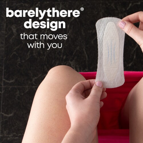 U by Kotex Balance Daily Wrapped Light Absorbency Regular Length Panty Liners Perspective: right