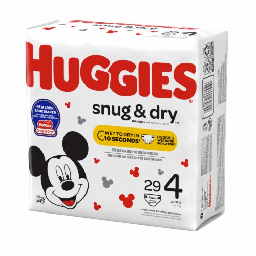 Huggies Snug & Dry Diapers Size 4 Perspective: right