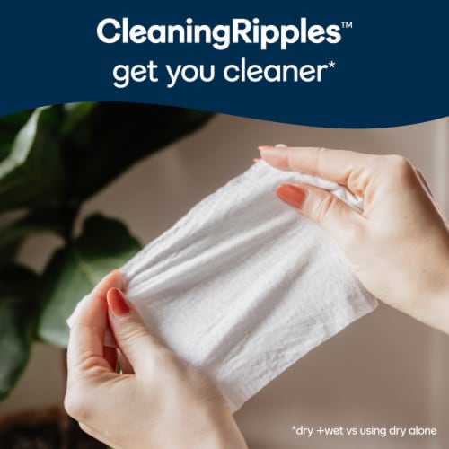 Cottonelle Fresh Care Flushable Wet Wipes Flip-Top Pack Adult Wet Wipes Perspective: right