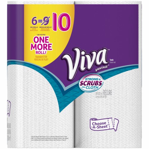 Viva® Vantage Choose-A-Sheet White Big Paper Towels Perspective: right