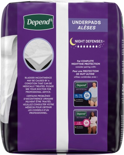 Depend® Night Defense™ Underpads Perspective: right