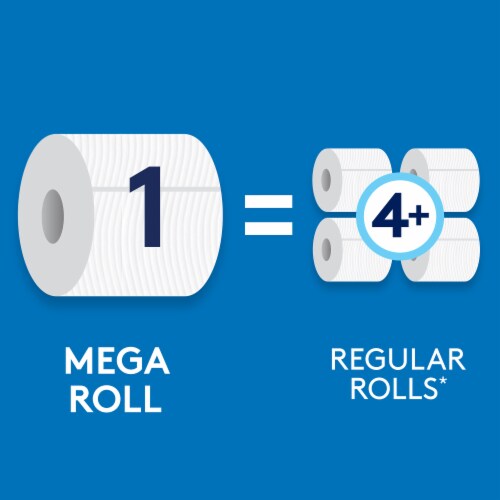 Cottonelle® Ultra CleanCare Mega Roll Toilet Paper Perspective: right