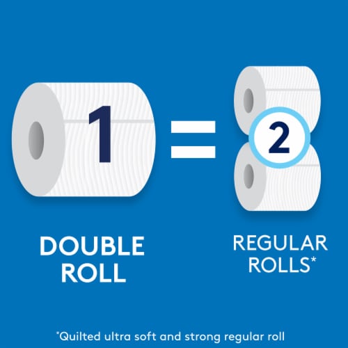 Cottonelle® Ultra CleanCare® Double Roll Toilet Paper Perspective: right