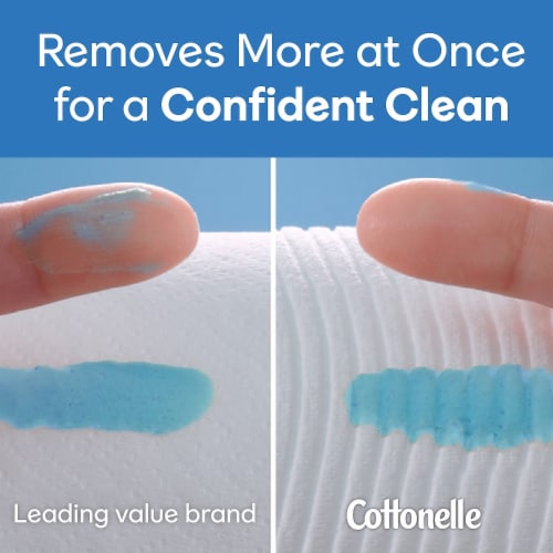 Cottonelle® Ultra CleanCare® Mega Roll Toilet Paper Perspective: right