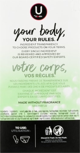 U by Kotex® Security® Lightdays® Long Panty Liners Perspective: right
