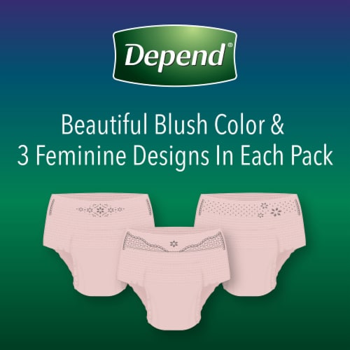 Depend Night Defense Medium Women's Underwear, 32 ct - Baker's