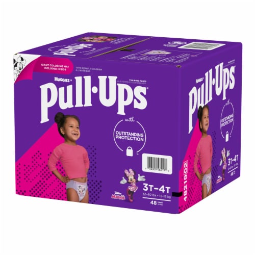 Pull-Ups Learning Designs Girls' Potty Training Pants, 3T-4T (32-40 lbs),  48 ct - Fry's Food Stores