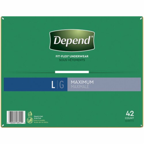 Depend® FIT-FLEX® Women's Large Blush Incontinence Underwear Perspective: right