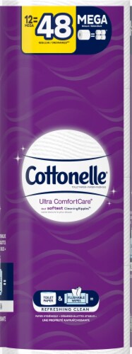 Cottonelle® Ultra ComfortCare® Mega Roll Toilet Paper Perspective: right