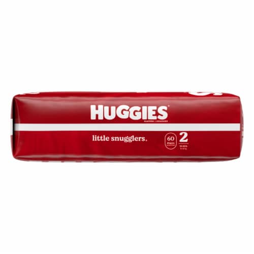 Huggies Little Snugglers Baby Diapers, Size 2 (12-18 lbs) Perspective: right