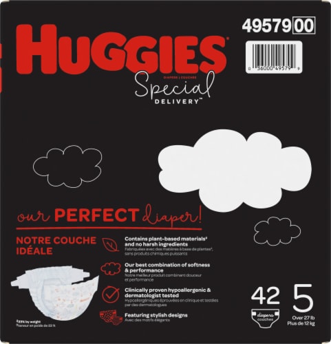 Huggies Special Delivery Hypoallergenic Baby Diapers, Size 6 - 42 ct