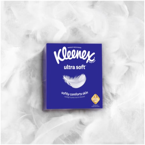 Kleenex Ultra Soft Facial Tissues - Cube Boxes Perspective: right