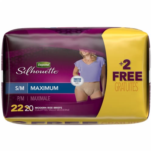 Depend Silhouette Maximum Absorbency Incontinence Underwear for