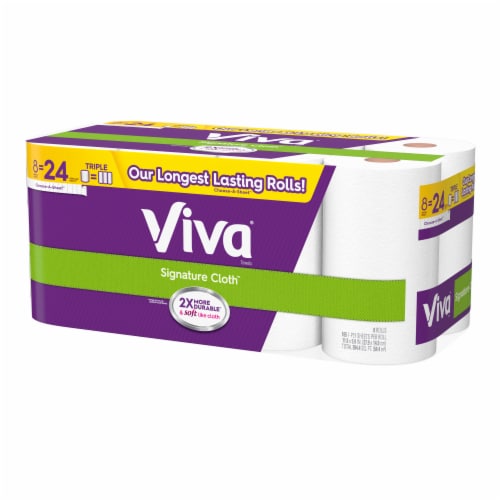 Viva Signature Cloth Choose A Sheet Paper Towels 8 Rolls Dillons Food Stores