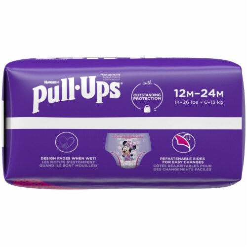 Pull-Ups Learning Designs Girls' Potty Training Pants, 12M-24M (14-26 lbs),  25 ct - Fry's Food Stores