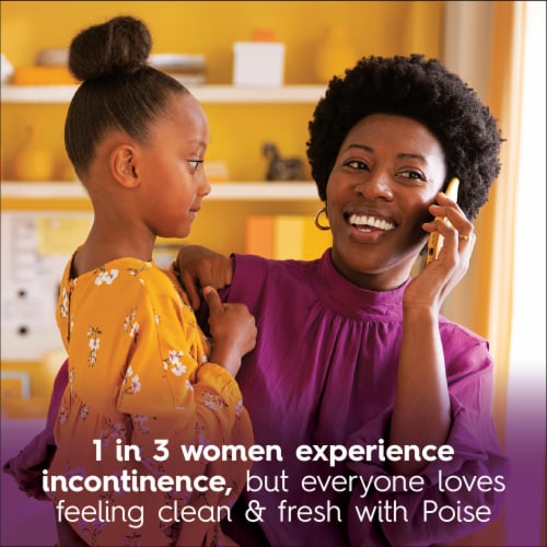 Poise Ultra Thin Ultimate Absorbency Incontinence Pads Perspective: right