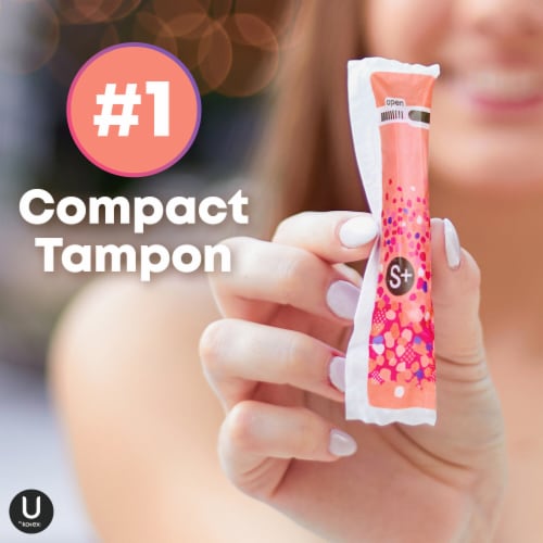 U by Kotex Click Compact Super Plus Tampons Perspective: right