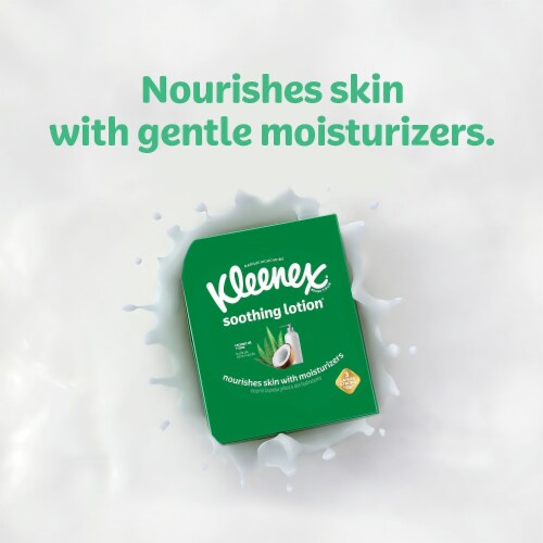 Kleenex Soothing Lotion Facial Tissue Perspective: right