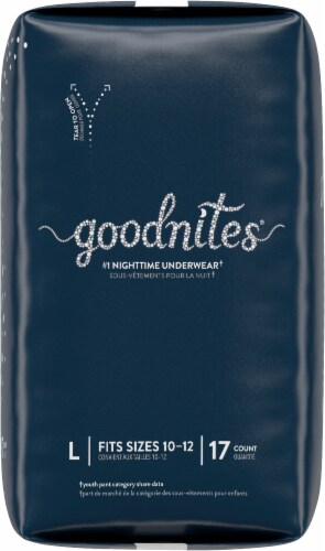 Goodnites Boys' Bedwetting Underwear, L (68-95 lbs) Perspective: right