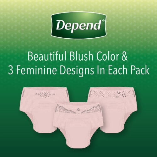 Depend® Max Absorb Underwear - Blush Perspective: right