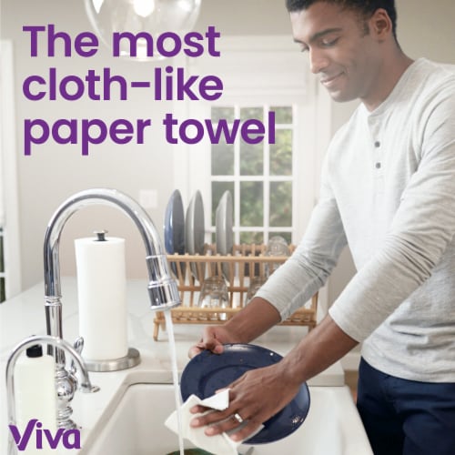 Viva Signature Cloth Choose-A-Sheet Paper Towels Double Rolls Perspective: right