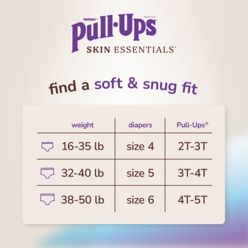 Pull Ups Boys' Skin Essentials Training Pants 4T-5T (38-50 lbs) Perspective: right
